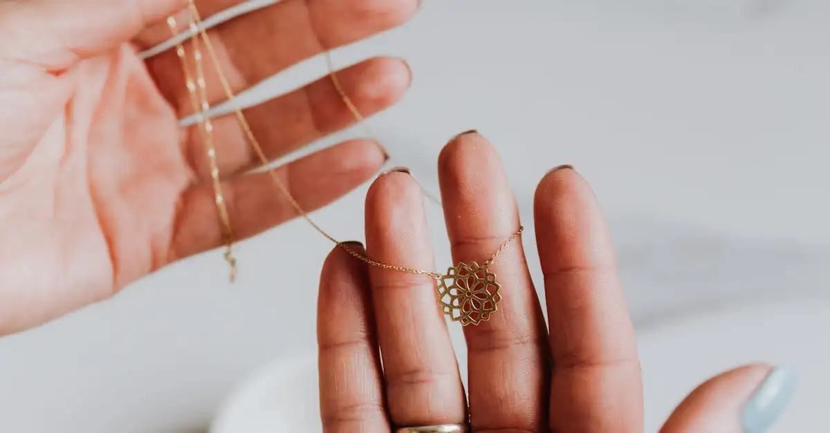Pendentif or