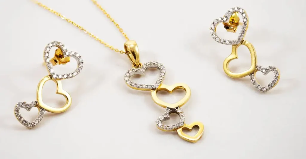 Parure bijoux
